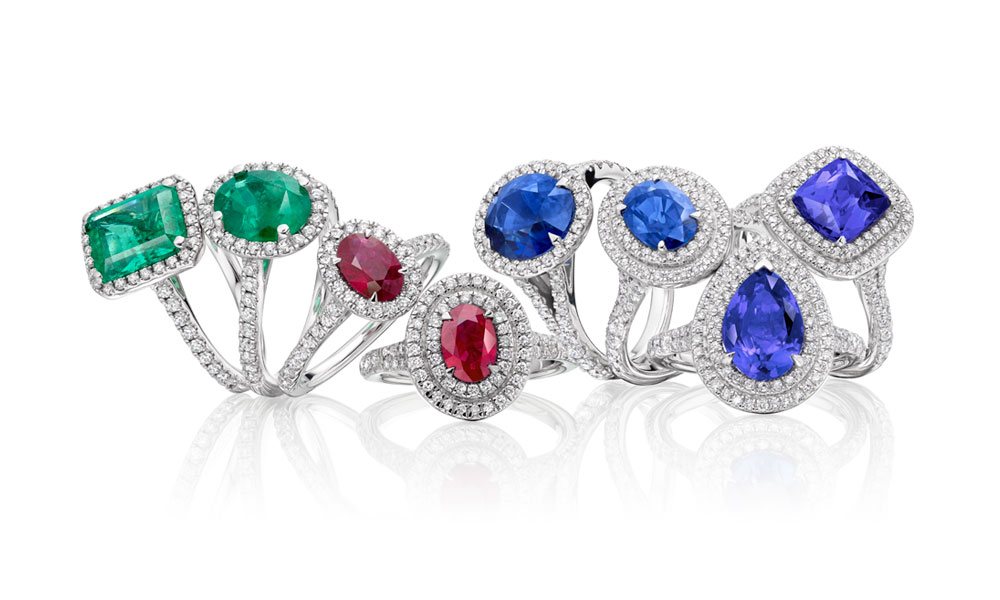 Coloured Stone Rings from Ashley's Jewellery